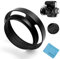 46mm Hohl Gegenlichtblende,Fotover Universal Metall Sonnenblende Streulichtblende mit Objektivdeckel für Canon Nikon Sony Pentax Olympus Fuji Kamera + Mikrofaser Putztuch