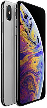 Apple iPhone XS Max, 64GB - Silver (Renewed)