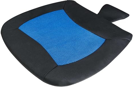 Walser 27025 Sitzkissen Cool Touch schwarz - blau, Sitzkissen kühlend, Autositzkissen, Sitzpolster