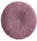 ESSENZA Dekokissen Naina Dusty Lilac, Ø 40 cm - 100% Polyester Samt - Uni