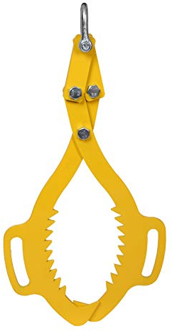 Wiltec Pinza forestale per legna e tronchi fino a 760 mm 1500kg di forza di trazione 2 artigli