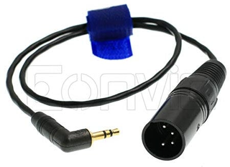 SZRMCC Audio Adapter Cable for Headsets Microphone XLR 4 Pin Male to 3.5mm TRS Male