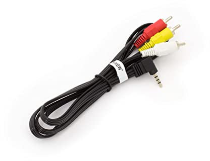vhbw Audio Video AV Composite Kabel kompatibel mit JVC GR-DV500, GR-DV800, GR-DV900, GR-DVL120, GR-DVL150, GR-DVL155 Kamera, Digitalkamera