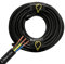 SHPELEC® Flexible Black Cable 3183Y | BASEC Approved PVC | 0.75mm, 1.0mm, 1.5mm, 2.5mm | LED Lighting Cable | 5m, 10m, 15m, 20m, 50m Lengths (0.75mm 3 Core - 10 Metres)