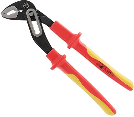 MichaelPro 10-Inch Insulated Water Pump Pliers, 1000V VDE Certified, HRC58-62 Hardened Jaws, Anti-Slip Handle, Adjustable Electrical Tool for Electricians and High-Voltage EV Work | MP003068