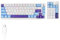 KZZI K68 PRO Mechanical Keyboard K20 Numpad Kit – 65% Compact, Gasket-Mounted, Triple Mode (BT*3/2.4G/USB-C), RGB Backlit, Wireless Gaming & Office, US Layout, Hot-Swap for Windows/Mac – White Blue