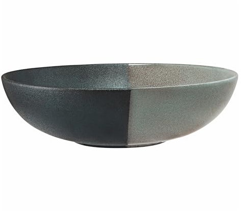 Maxwell & Williams AX0573 Schüssel rund - 30 x 8,5 cm - Serie Umi - mit Reaktivglasur grau-schwarz in Geschenkbox