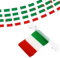 Italien Flaggen-Wimpelkette, Italienisch Flagge, Banner für Unabhängigkeitstag, Sport, Bars, Party-Dekorationen, Wimpelkette, 10 m, 30 Flaggen