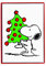 Graphique Peanuts™ - Tarjetas navideñas de árbol | Paquete de 15 tarjetas con sobres | Interior en blanco | Saludos de Navidad | Acentos de purpurina | Juego en caja | 3.25 x 4.75 pulgadas