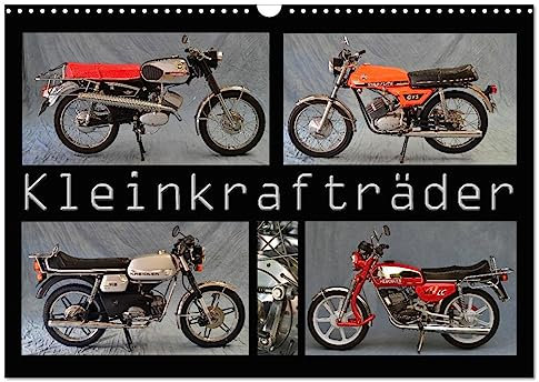Kleinkrafträder (Wandkalender 2025 DIN A3 quer), CALVENDO Monatskalender: Aus vergangenen Tagen (CALVENDO Mobilitaet)