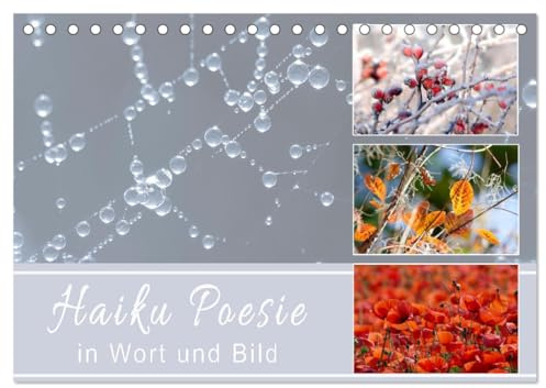 Haiku Poesie in Wort und Bild (Tischkalender 2026 DIN A5 quer), CALVENDO Monatskalender: Sinnige und hintersinnige Momentaufnahmen (CALVENDO Natur)