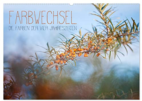 Farbwechsel - Die Farben der vier Jahreszeiten (Wandkalender 2026 DIN A2 quer), CALVENDO Monatskalender: Für Naturliebhaber und Fotofreunde, die Natur im Wandel der Jahreszeiten. (CALVENDO Natur)