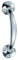 Carlisle Brass Quality Classic Bow Handle 152mm (6) (Polished Chrome)