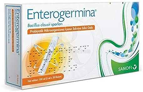 Enterogermina Bacillus Clausii Probiotic 4 Milliarden CFU/5 ml für Erwachsene es**