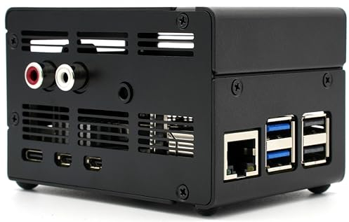 KKSB Case for Raspberry Pi 5 - Compatible with IQaudio DAC+ and IQaudio DAC Pro Sound Cards for Raspberry Pi