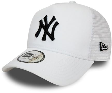 New Era New York Yankees MLB Cap Kappe Baseball Trucker verstellbar Weiss - One-Size