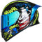 ILM Motorradhelm Integralhelm Herren Damen-Motorcycle Helmet mit 2 Visieren Pinlock-kompatiblen klaren und getönten-Street Bike Motocross Casco DOT&ECE Modell Z501, Surprise Yellow, XL