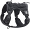 Auroth Tactical Anti Pull Dog Harness, Adjustable, Breathable, Reflective, Military Materials, Size XL, Black