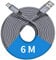 Baiwwa Cable USB A USB C 6M, Extra Largo USBC Cable Cargador Tipo C Carga Cabo Compatible con Samsung S10 s22 S20 S21 S9 Plus S8 Tab, Pixel, LG, Moto - Gris