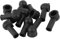 A ABSOPRO Terminal Insulating Covers 12mm x 8mm Boot Sleeve Black (Set of 10)