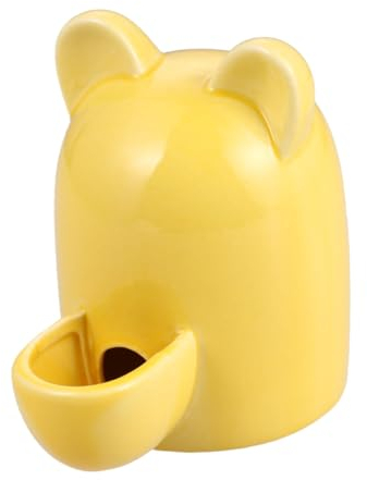 HAPINARY Botella De Agua De Cerámica Bebedero De Conejo Bebedero y Dispensador De Agua para Mascotas Cuenco De Hámster Botella De Agua para Hamster Plato De Hámster Gato Gato
