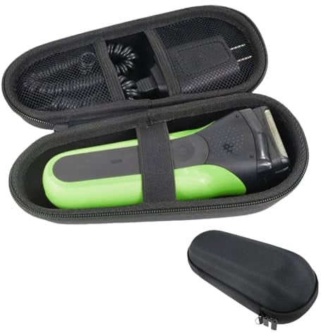 yotutun Tasche für Rasierer, Tasche Etui für B-raun Series 3/5/7/9 Series, Elektrorasierer Organizer Tasche, Rasierer Hart Case Schutzhülle, Rasierer Tragen Etui Tragetasche, Hart Reise Tragen Hülle