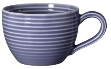 Seltmann Weiden Beat Color Glaze Espressotasse, 110 ml, Tasse mit Rillen-Relief, Porzellan, Fliederblau