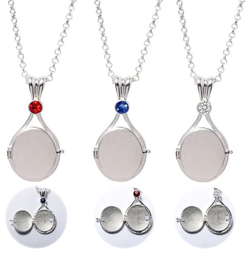 KBIBCK Mermaid Melody Halsketten, 3 Stück h2o plötzlich meerjungfrau kette, H2o Kette, Meerjungfrau Kette Halskette, Set Geschenk Für Frauen Mädchen Personalisierte Amulett Geburtstag Geschenke