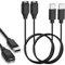 YOURKAY 2er Set Ladegerät Kompatibel mit Garmin Fenix 5-8/7X/Epix Gen 2/Venu 3/Instinct 2 – 1M USB-C Schnellladekabel & Horizontales Design für Garmin-Uhren (Reise/Büro)