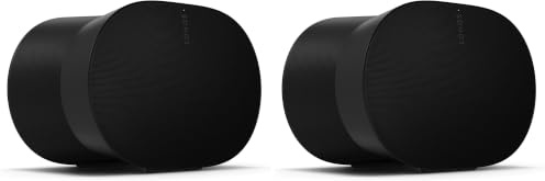 Sonos Era 300 | Enceinte Intelligente pour l'audio Spatial avec Wi-FI, Bluetooth, Compatible avec Amazon Alexa, Dolby Atmos - Noir (Lot de 2)