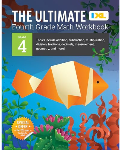The IXL Ultimate 4th Grade Math Workbook, Activity Book for Kids Ages 9-10 Covering Addition, Subtraction, Multiplication, Division, Fractions, ... and More Mathematics (IXL Ultimate Workbooks)