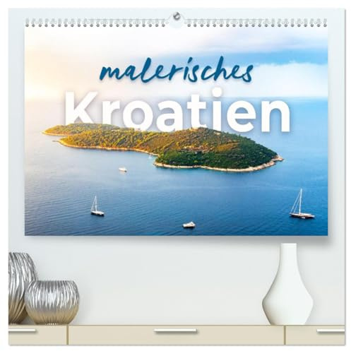 Malerisches Kroatien (hochwertiger Premium Wandkalender 2026 DIN A2 quer), Kunstdruck in Hochglanz: Das idyllische Urlaubsland hautnah. (CALVENDO Orte)