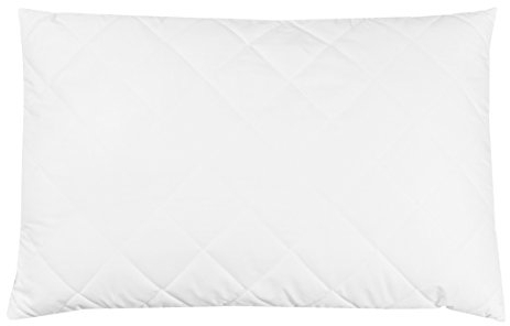 ZOLLNER Komfortables Kopfkissen - 60x90 cm - mit Reißverschluss – Individuell anpassbare Füllung aus Synthetikfasern - bis 95°C waschbar - Bezug aus Baumwollmischung - Hotelqualität