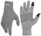 BOODUN Leichte Sporthandschuhe, Laufhandschuhe, Slim Sporthandschuhe, Jogginghandschuhe mit Touchscreen-Funktion – Grau – S/M