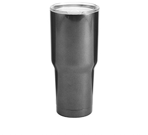 BYO 5211323 Vacuum Sealed Stainless Steel Tumbler, 18-8 Steel, Metallic Charcoal