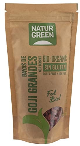NaturGreen Bayas de Goji Deshidratadas, 200g (Bio)