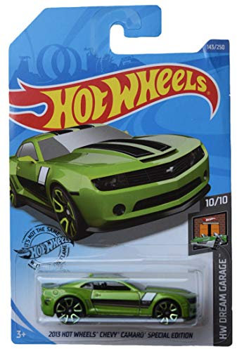 Sinoeem Hot Wheels Dream Garage 10/10 2013 Chevy Camaro Édition spéciale 143/250 Vert