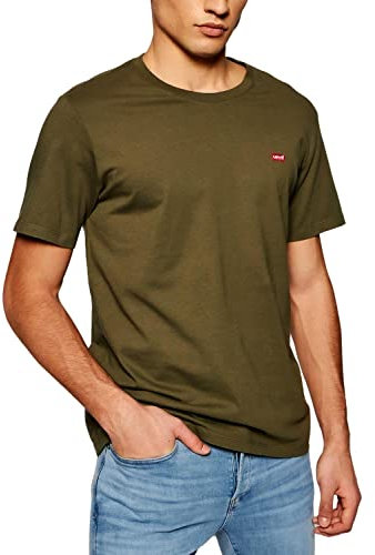 Levi's Ss Original Housemark Tee Camiseta, Olive Night, XS para Hombre