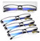 LUFF 4Pcs Anti-Blue-Ray-Lesebrille Tragbare Ultraleichtleser（1.25X）