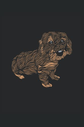 Rauhaardackel: Dachshund Rauhaardackel Notizbuch Tagebuch | DIN A5 | Liniert | 120 Seiten