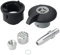 Anakel Home Pack Recambio de Válvula Reguladora de Presión y Cazoleta Referencia 999188 | Compatible para Ollas Express Monix IRapid 4L y 6L | Color Negro