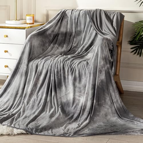 Topcee Cooling Throw Blanket for Night Sweats Decorative Tie Dye, Absorbs Heat to Keep Cool on Warm Nights, Q-Max 0.5 Cooling Blankets for Hot Sleepers, Cool Lightweight Sofa Throw Blanket (50x70)