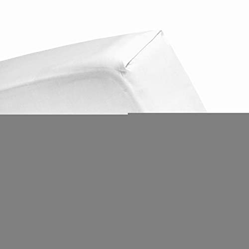 Elegance Topper Spannbettlaken Flanell - weiß 180x200cm