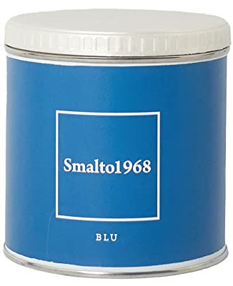 Generico Pittura Shabby Chic Vintage finitura satinata - Smalto 1968 Vernice acrilico ad acqua inodore per Mobili, legno, ferro, piastrelle e supporti difficili 500 ml vari colori Duriplastic (Blu)