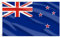AhfuLife Neuseeland Flagge 150 x 90 cm, 1 Stück Neuseeländer Fahne Leuchtenden Farben mit Messing-Ösen, Neuseeland Fahne für WM Nationaltag Garten Draußen und Drinnen Party Bar Deko