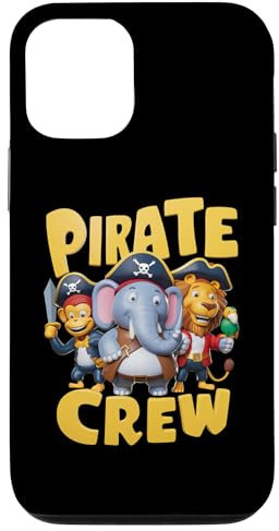 Hülle für iPhone 14 Kindergarten Pirat Crew Tier Schule Party Shirt für Kinder