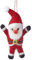 BUTLERS Weihnachtsbaumkugel Mini-Santa Christbaumschmuck Filz Rot -Hang ON- Weihnachten Baumkugeln Kleiner Weihnachtsmann Figur Anhänger | Tannenbaum Deko & Weihnachtsdeko