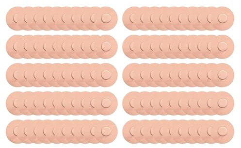 Yominerr 100 Pièces de Patchs Adhésifs pour Capteur Freestyle, Autocollants Imperméables pour Moniteur de Glucose Continu de Sport, Autocollants Overpatch B