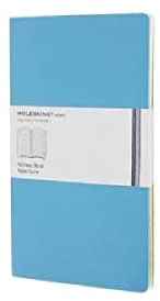 Moleskine Volant Adressheft Large, Softcover mangan-blau