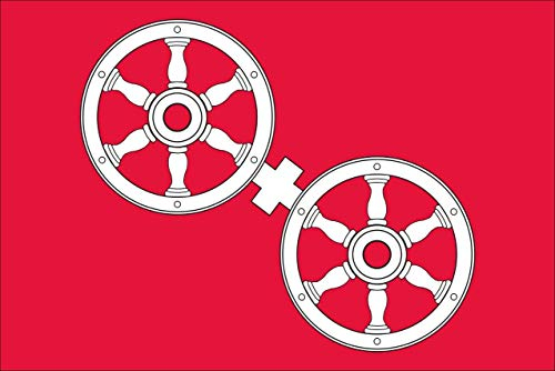 flaggenmeer® Flagge Mainz 160 g/m² ca. 120 x 200 cm